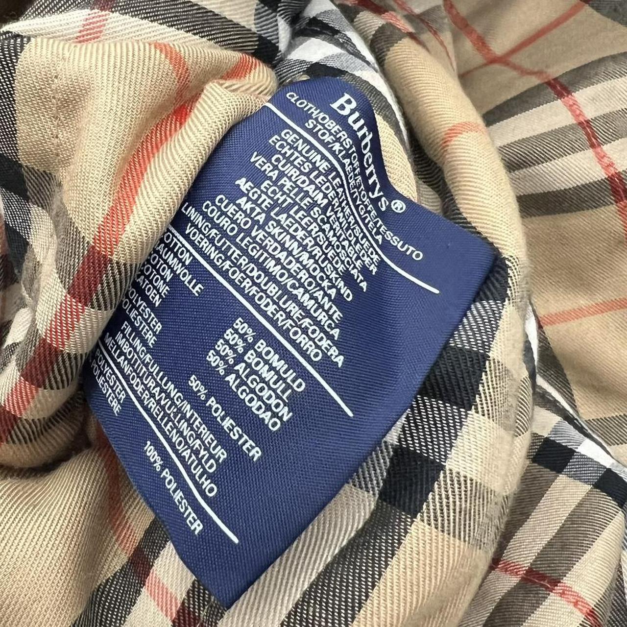 Vintage Burberry Leather Jacket (XL)