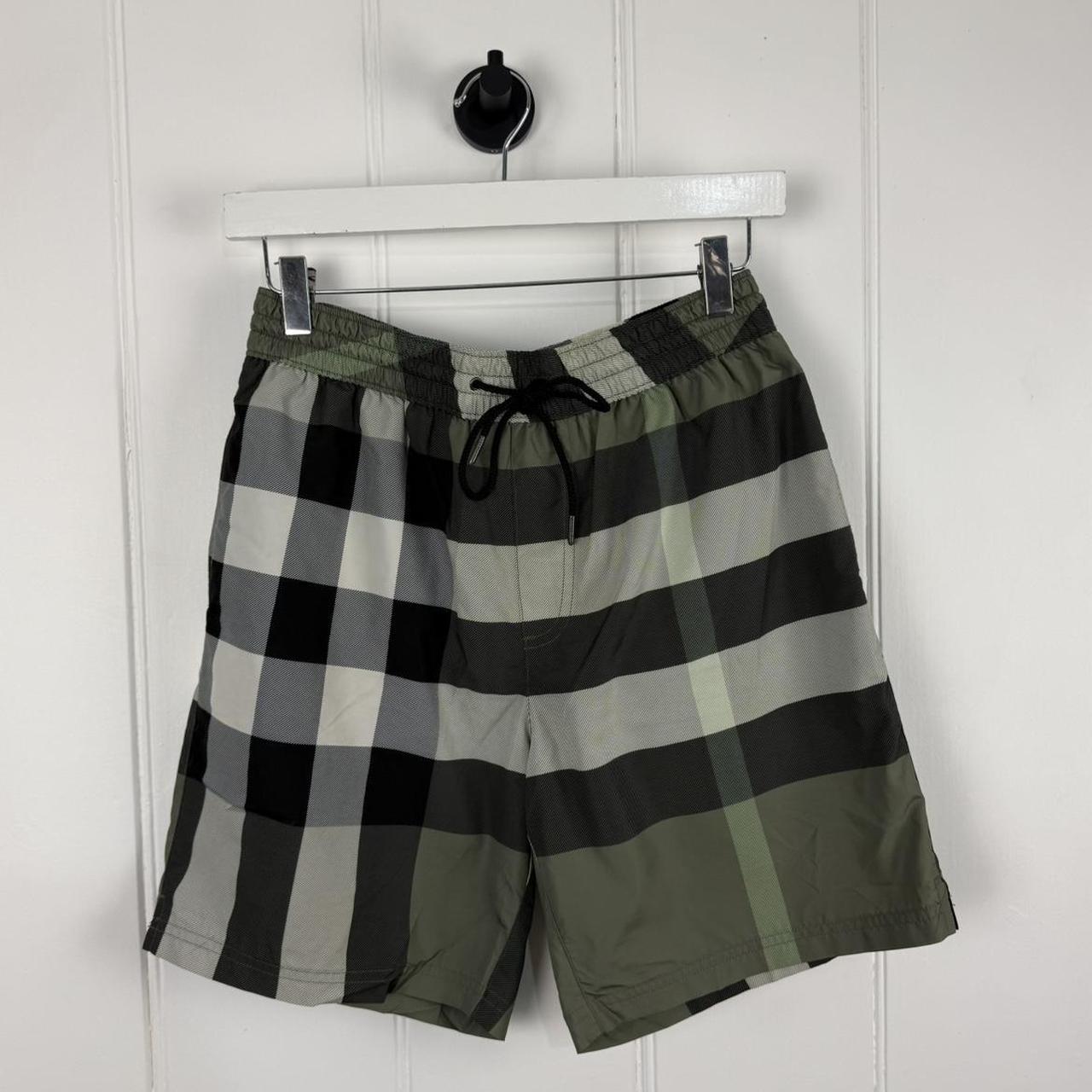 Burberry Tartan Logo Swim Shorts (S)
