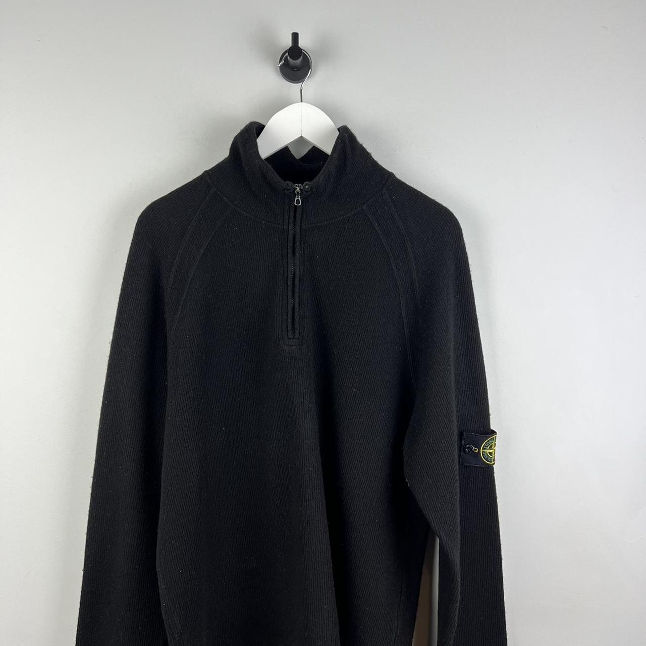 Stone Island Ribbed Knit Q Zip (L)