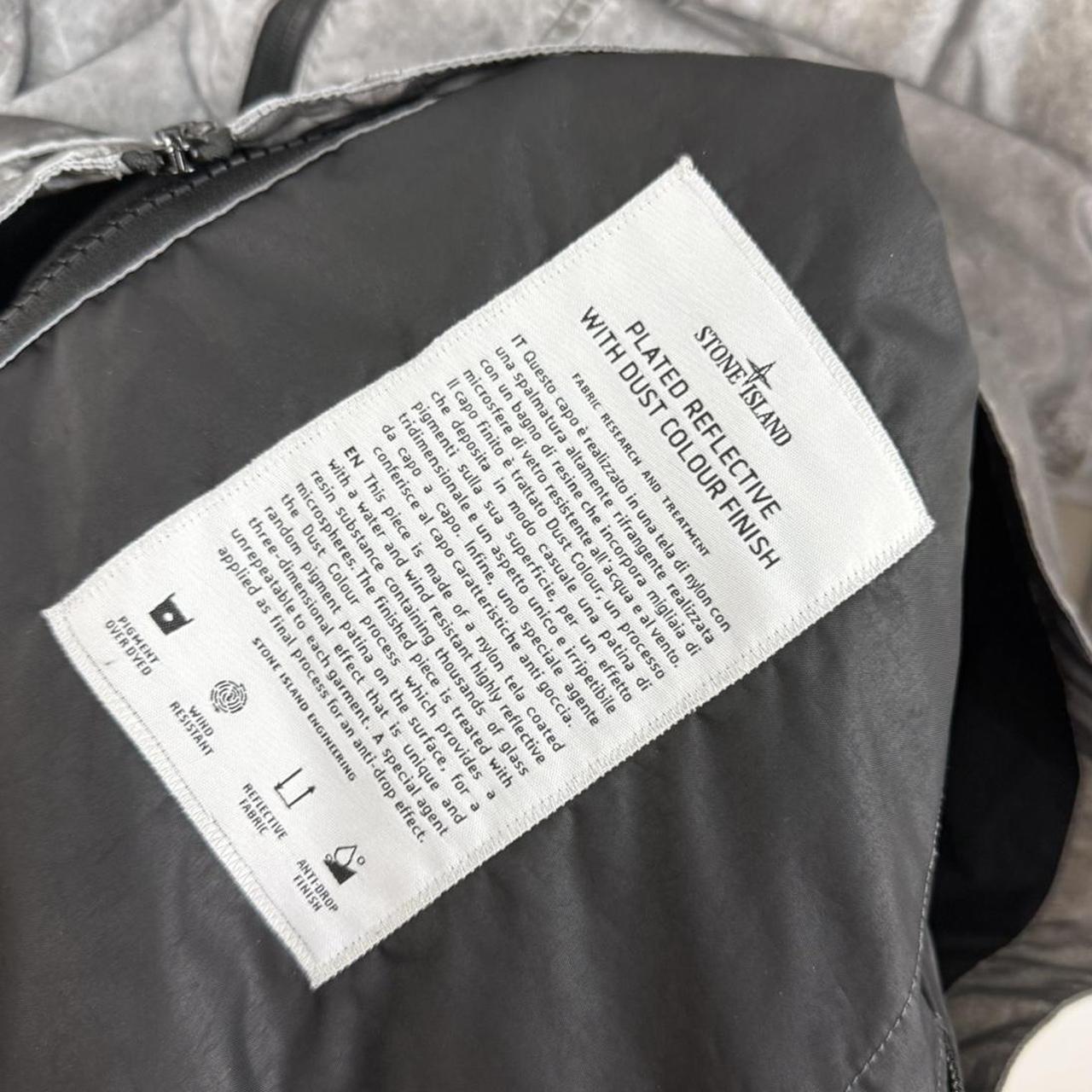 Stone Island Plated Dust Reflective Parka Jacket (L)