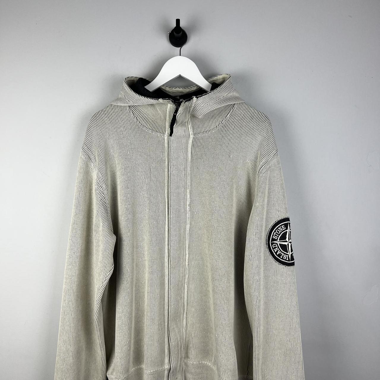 00's Stone Island Ribbed Hoodie (XL)