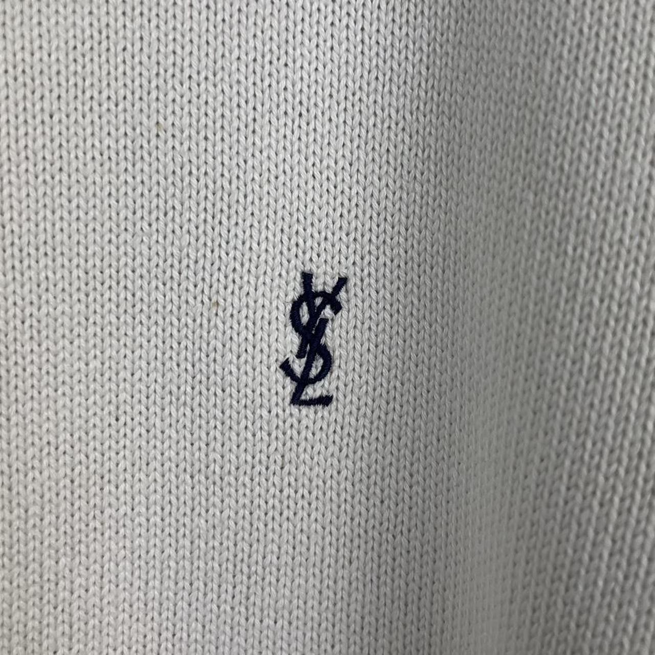 00’s YSL Logo Knit Jumper (XXL)