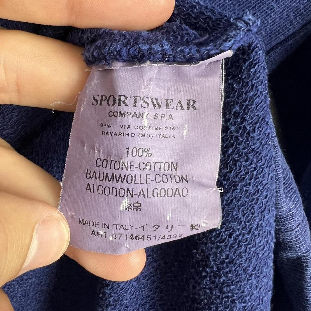 Stone Island Logo Quarter Zip Jumper (L)