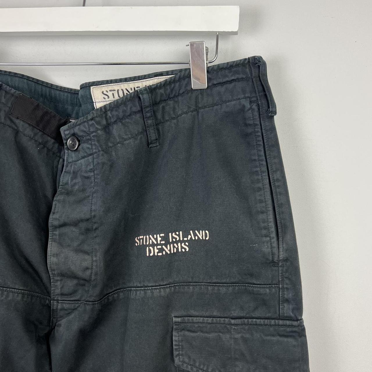 Stone Island Denims Logo Cargo Pants (W36")