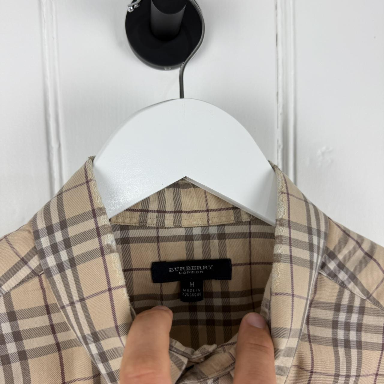 Vintage Burberry Nova Check Shirt SS (M)