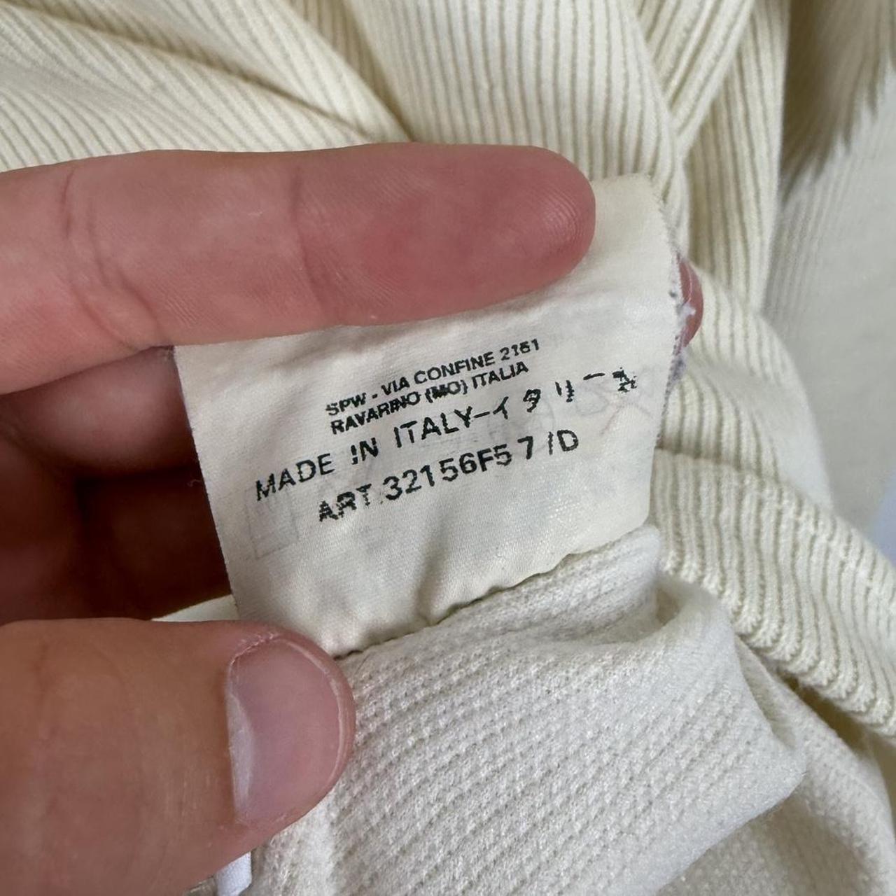 2001 Stone Island Ribbed Cotton Q Zip (L)