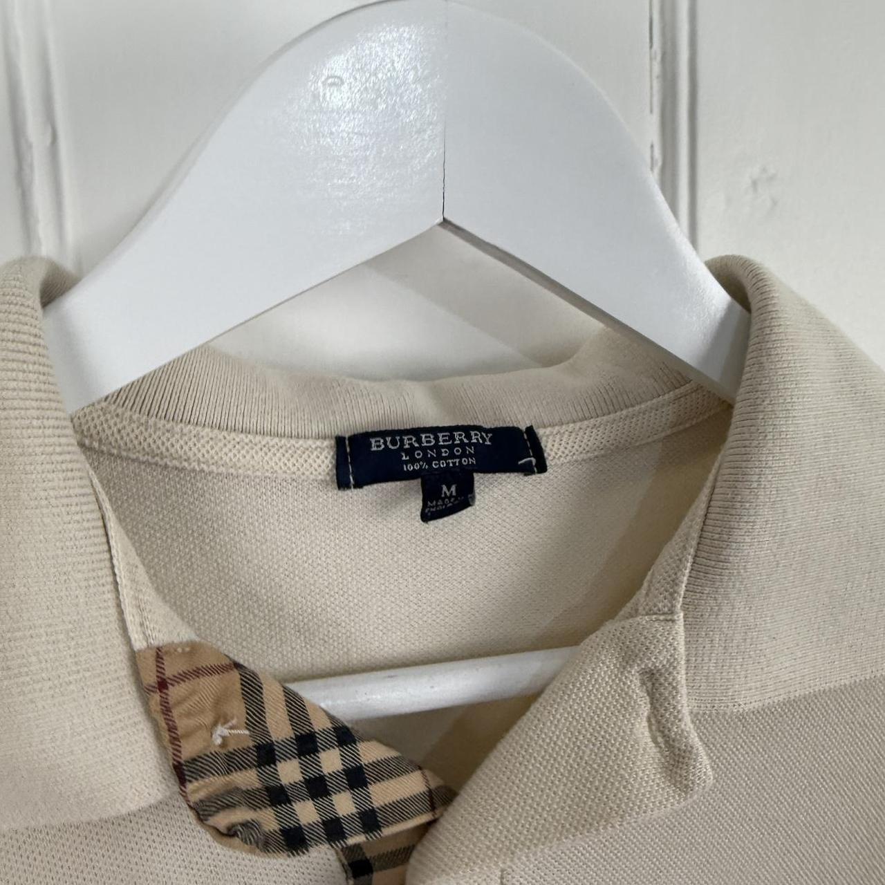 00s Burberry Polo Shirt (M)