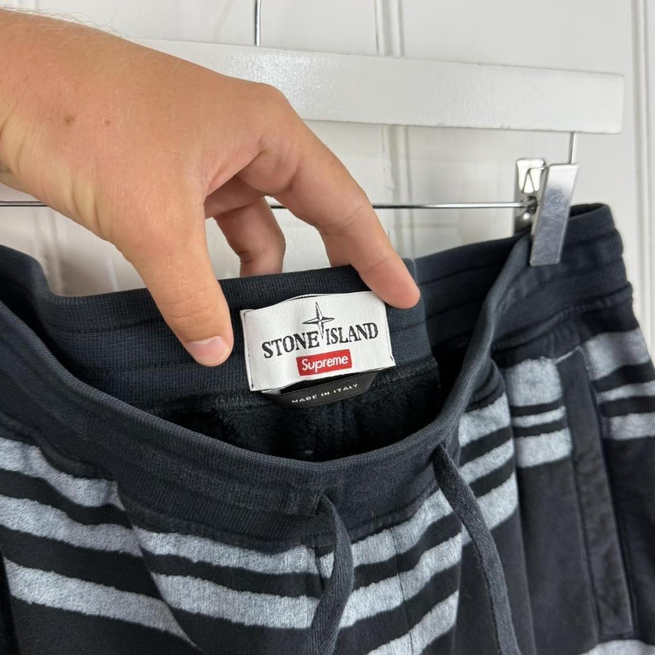 Stone Island x Supreme Striped Shorts (M)