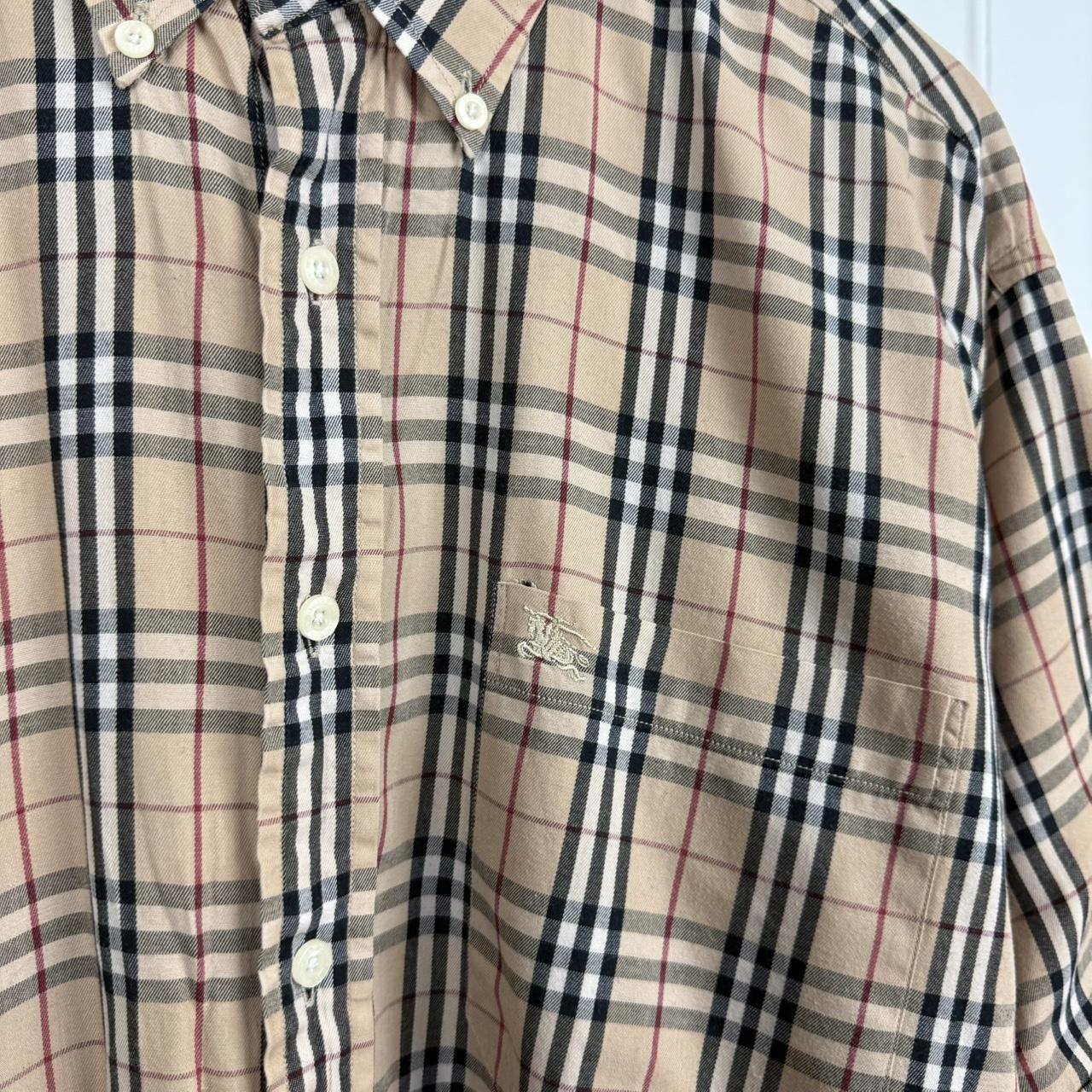 Vintage Burberry Nova Check Shirt SS (XL)