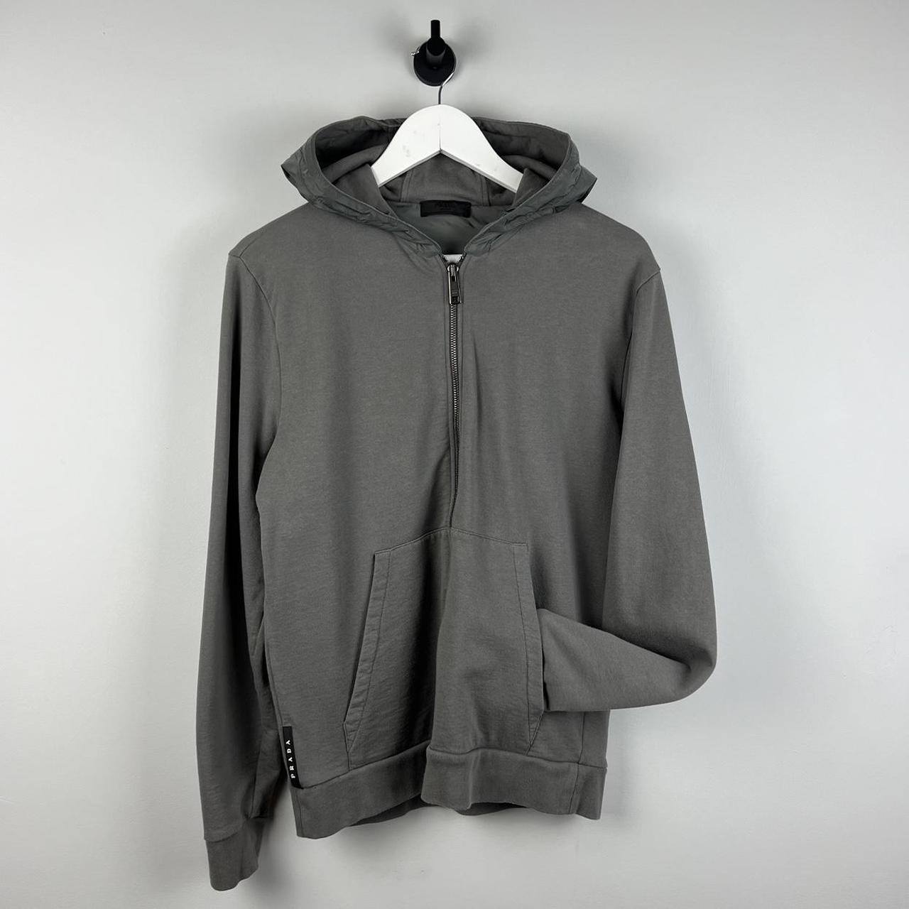 Prada Sport Logo Zip Hoodie (S)