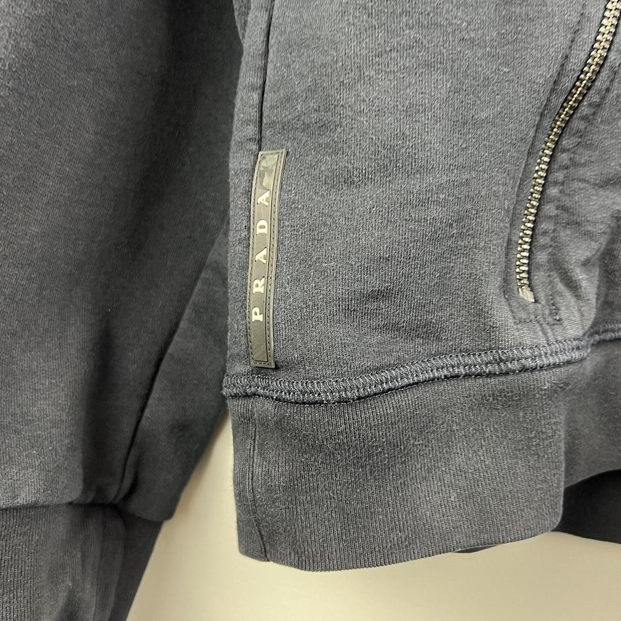 Prada Sport Logo Zip Hoodie (L)