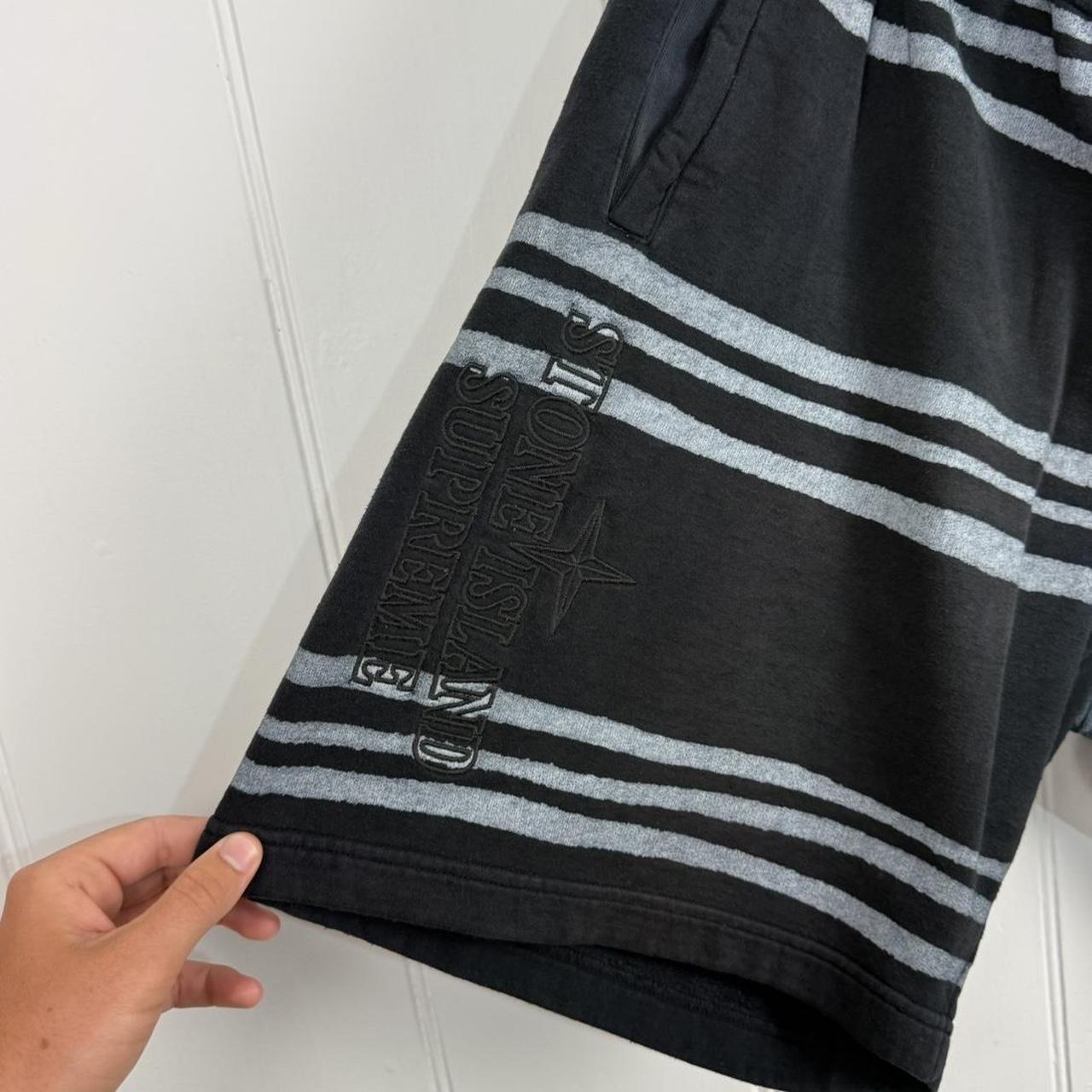Stone Island x Supreme Striped Shorts (M)