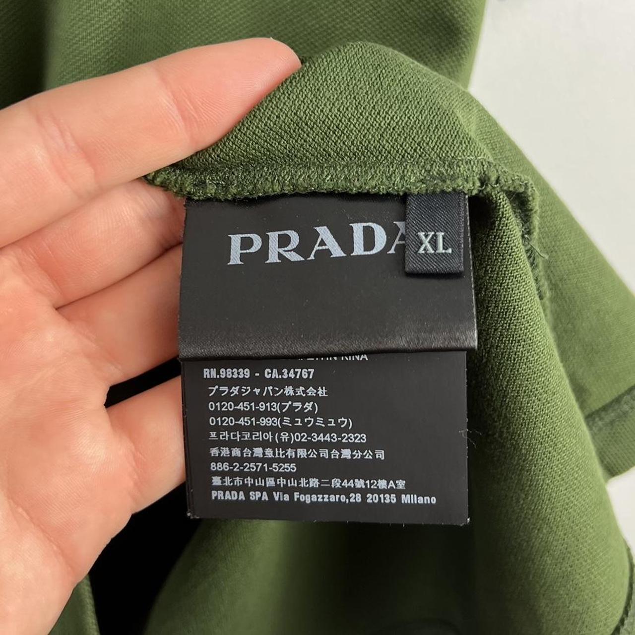Prada Milano Sport Logo Polo Shirt (L)