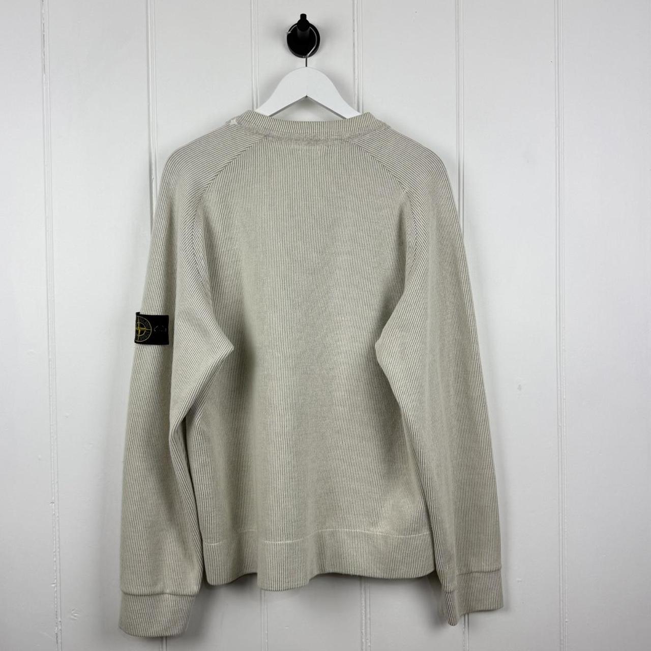 Early 2000’s Stone Island Ribbed Cotton Jumper (L)