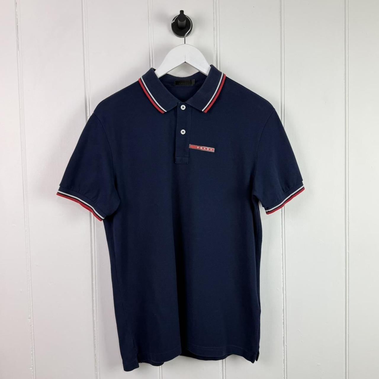 Prada Sport Logo Polo Shirt (L)