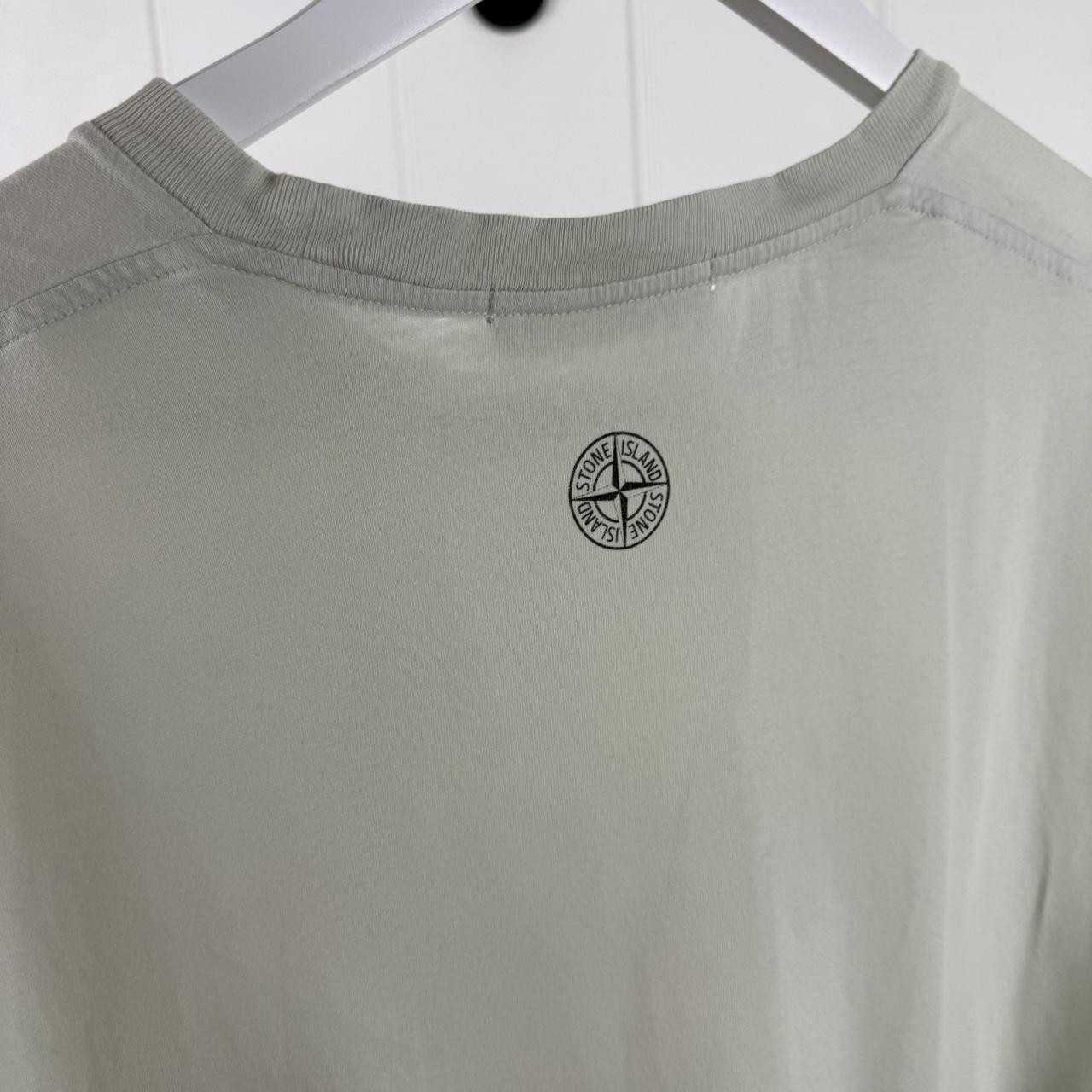 Stone Island Grid Check Logo T-shirt (M)