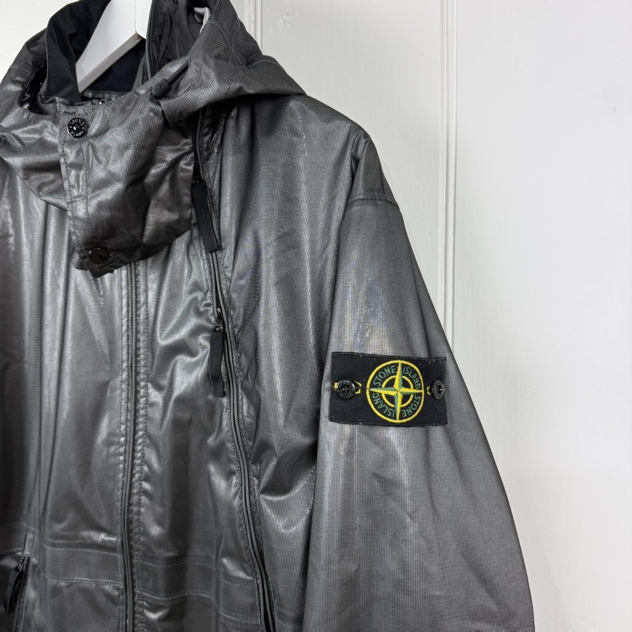 Stone Island Metallic Nylon Mesh Jacket (L)