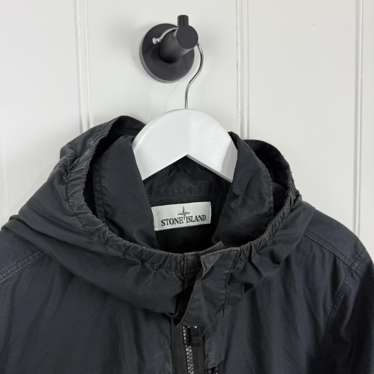 Stone Island Zip Canvas Hooded Jacket (L)