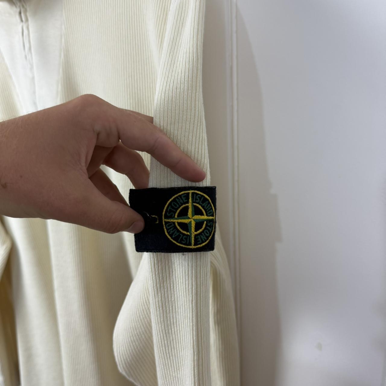 2001 Stone Island Ribbed Cotton Q Zip (L)