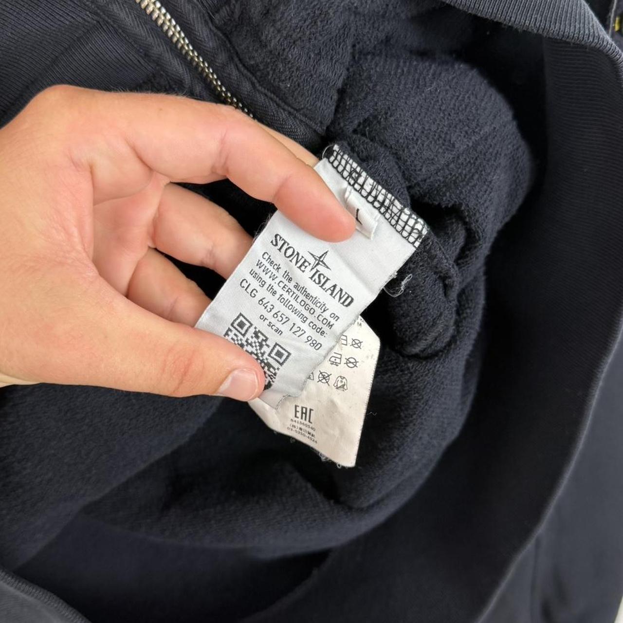 Stone Island Zip Collared Jumper (L)