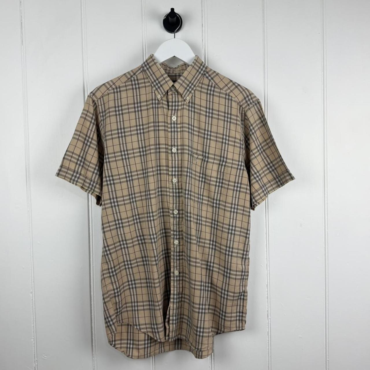 Vintage Burberry Nova Check Shirt SS (M)