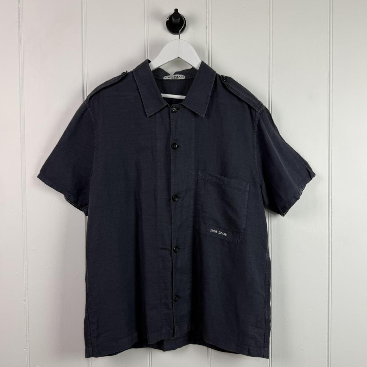 00s Stone Island Linen Shirt (XL)