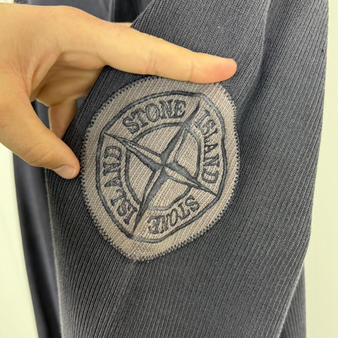 00s Stone Island Ribbed Hoodie (L)