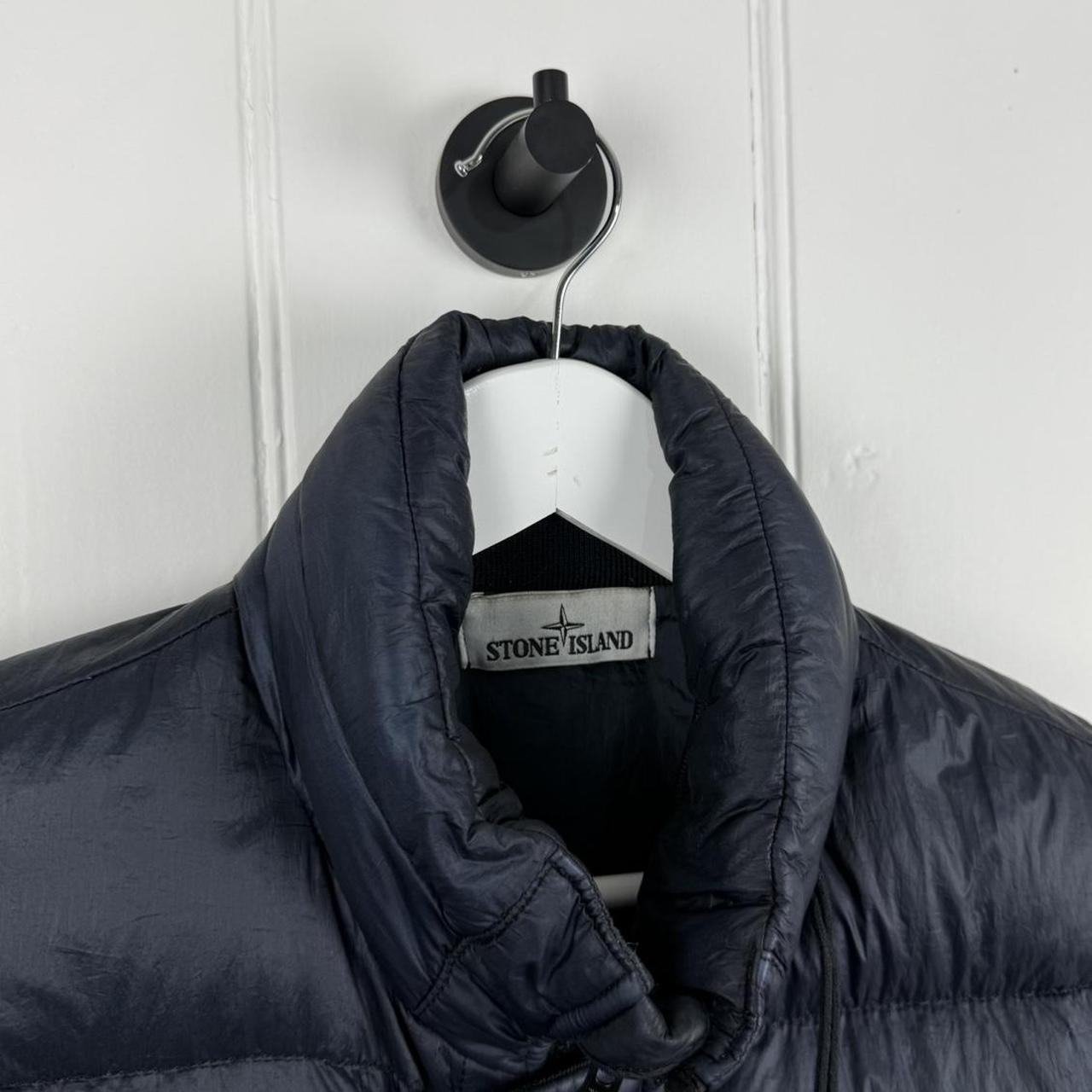 Stone Island Garment Dyed Down 26GR-X SQM-N Gilet Navy (M)