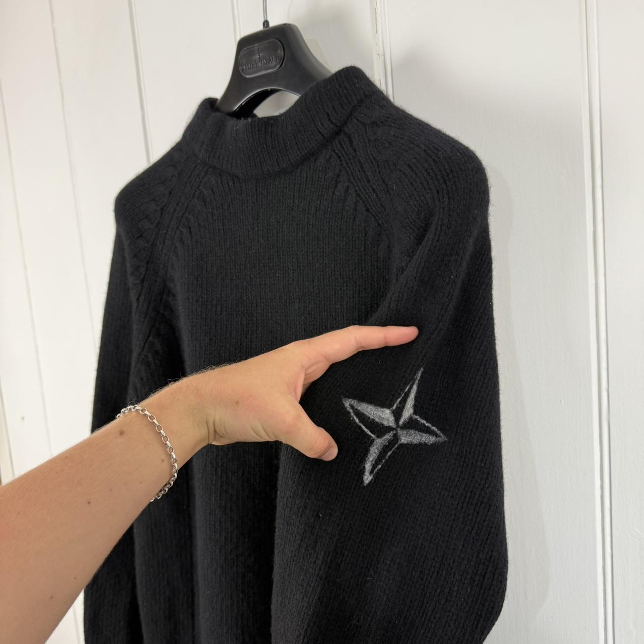 Early 00s Stone Island Compass Logo Knit (M)