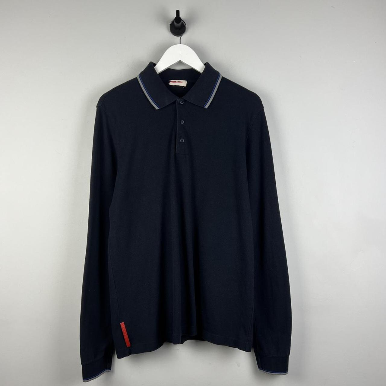 00's Prada Red Tab Polo Shirt (XL)