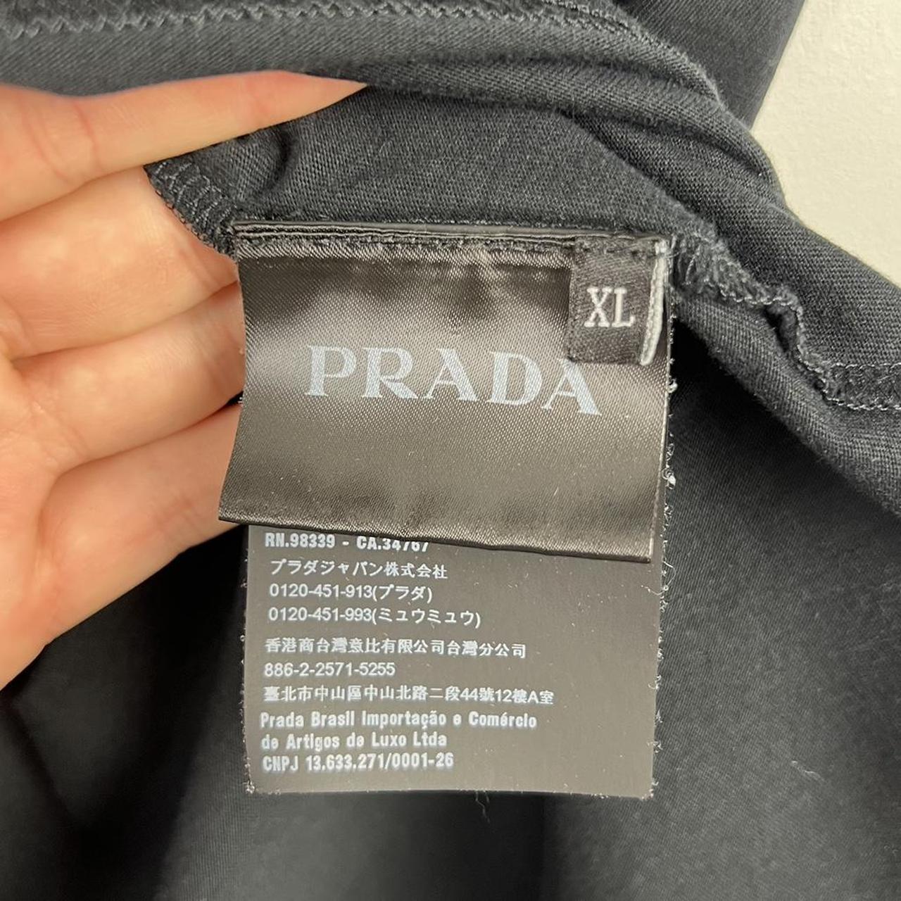 Prada Milano Embroidered Logo T-shirt (XL)