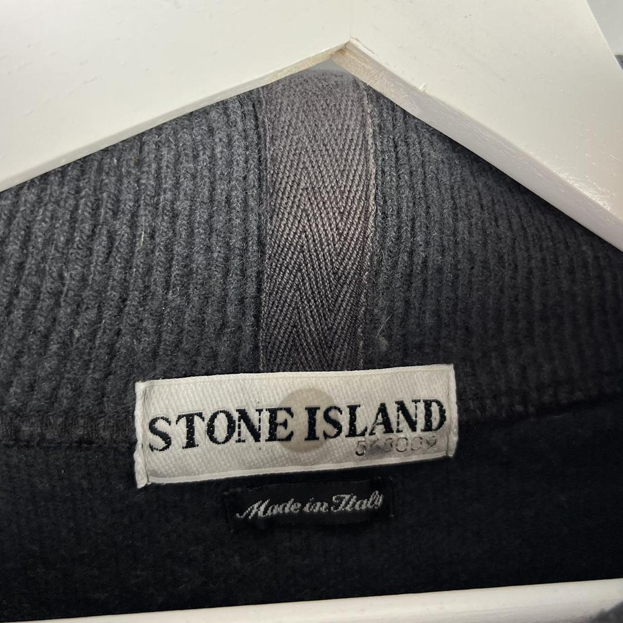 00’s Stone Island Ribbed Mock Neck Knit Jumper (M/L)