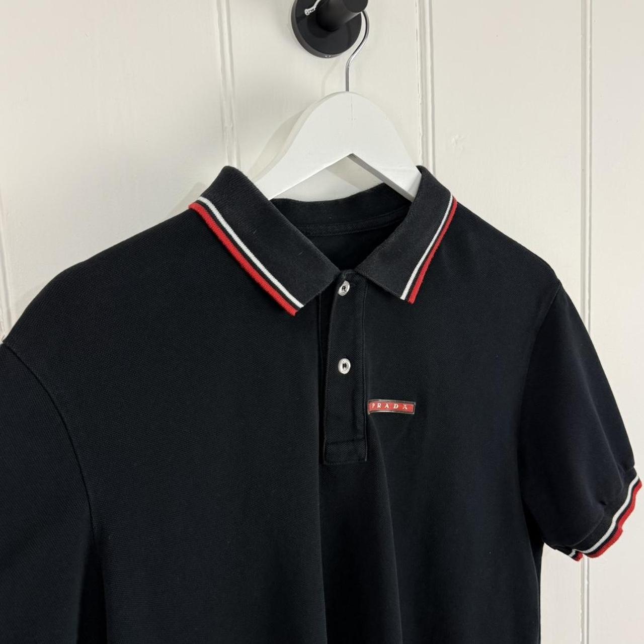 Prada Sport Logo Polo Shirt (L)