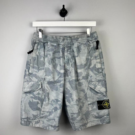 Stone Island Camo Shorts (W30")