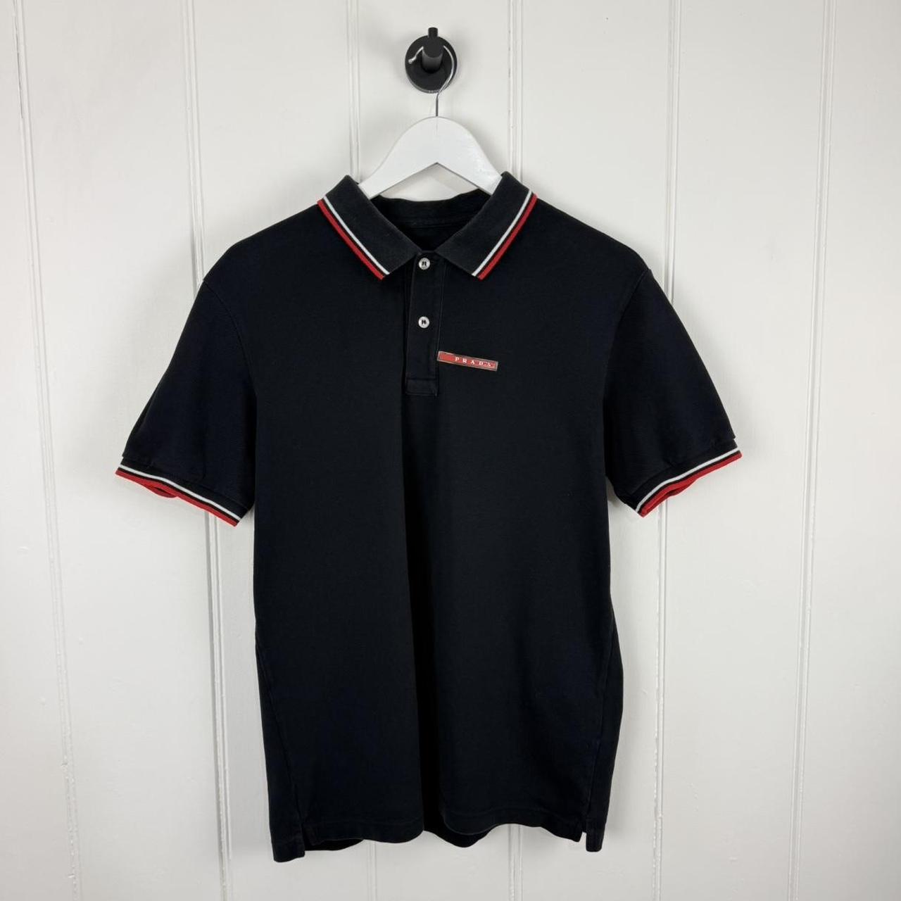 Prada Sport Logo Polo Shirt (L)