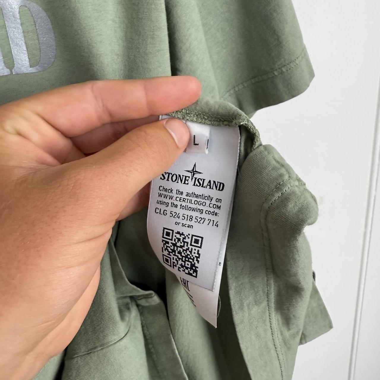 Stone Island Reflective Logo T-shirt (L)
