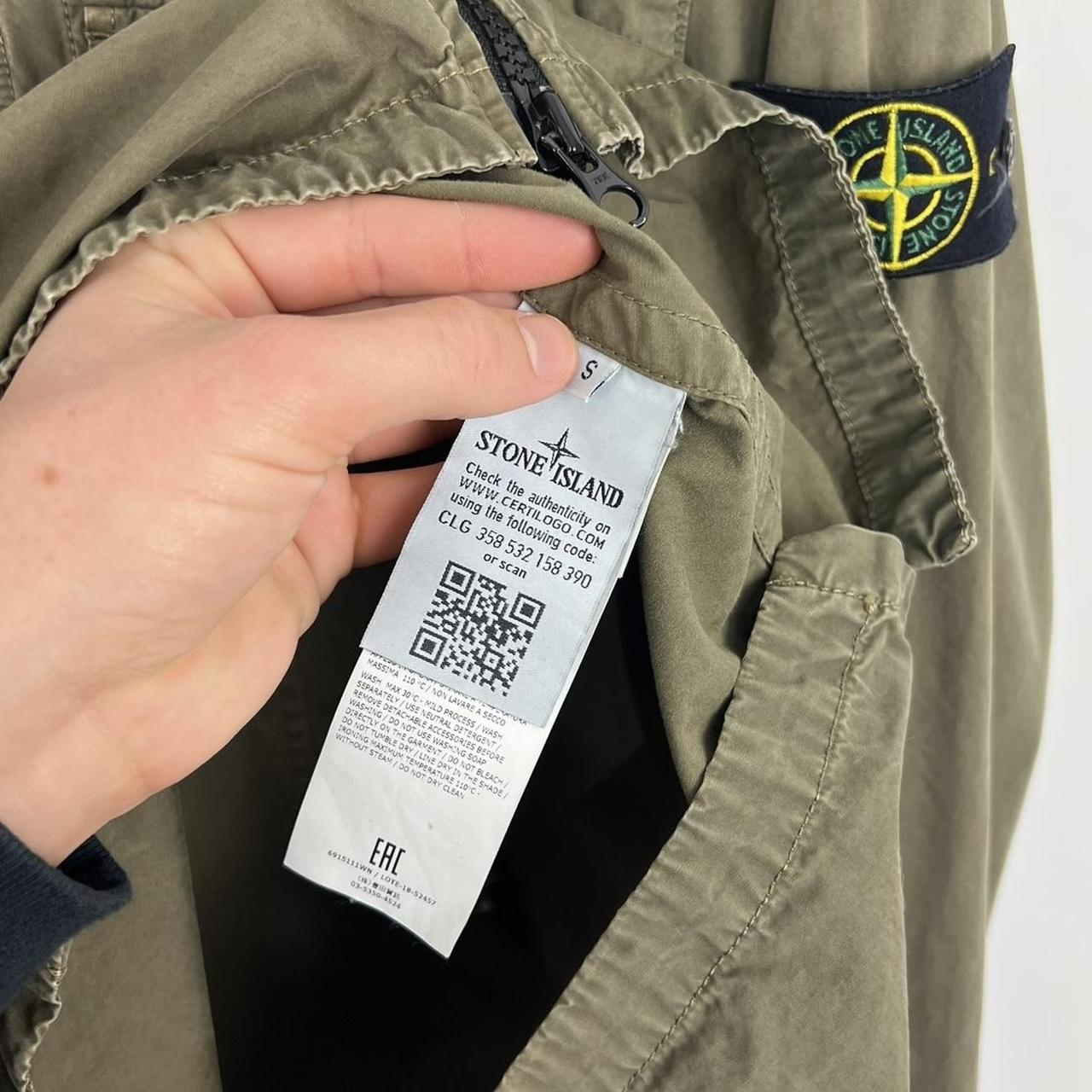 Stone Island Hooded Canvas Jacket (S)