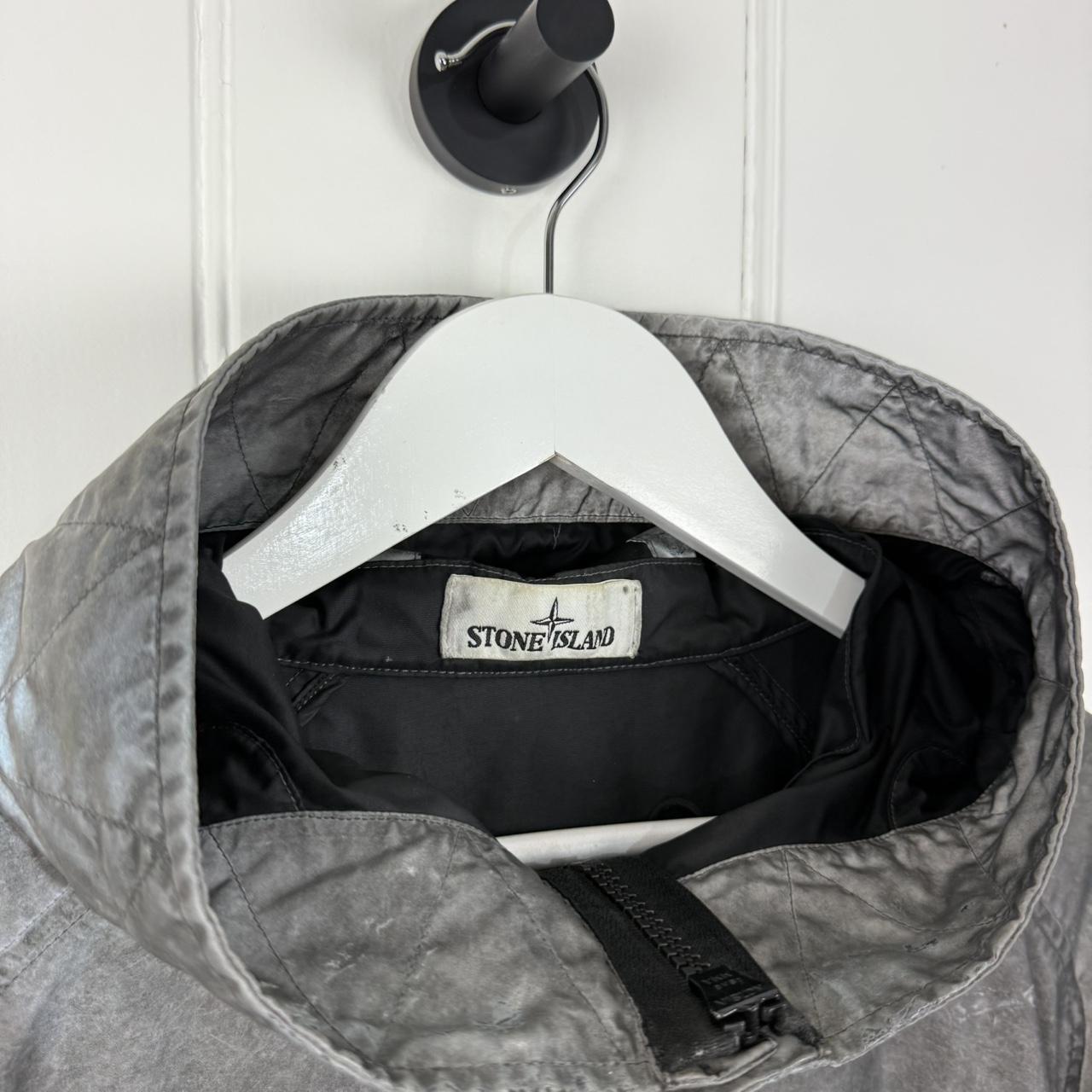 Stone Island Plated Dust Reflective Parka Jacket (L)