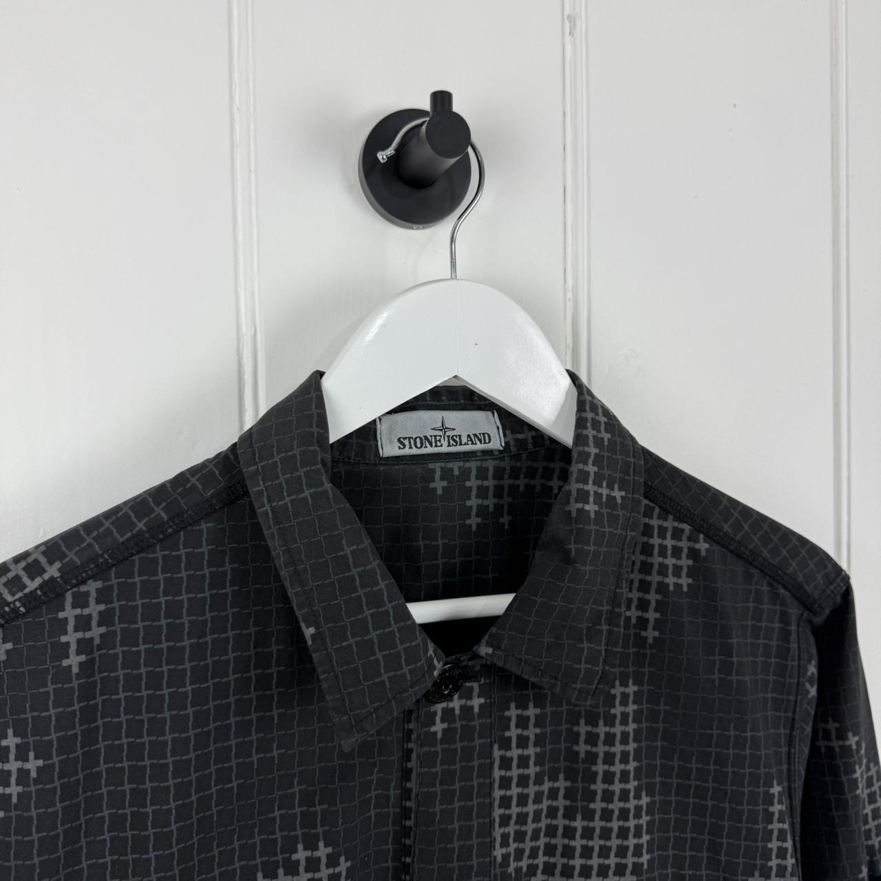Stone Island Grid Check Camo Shirt (M)