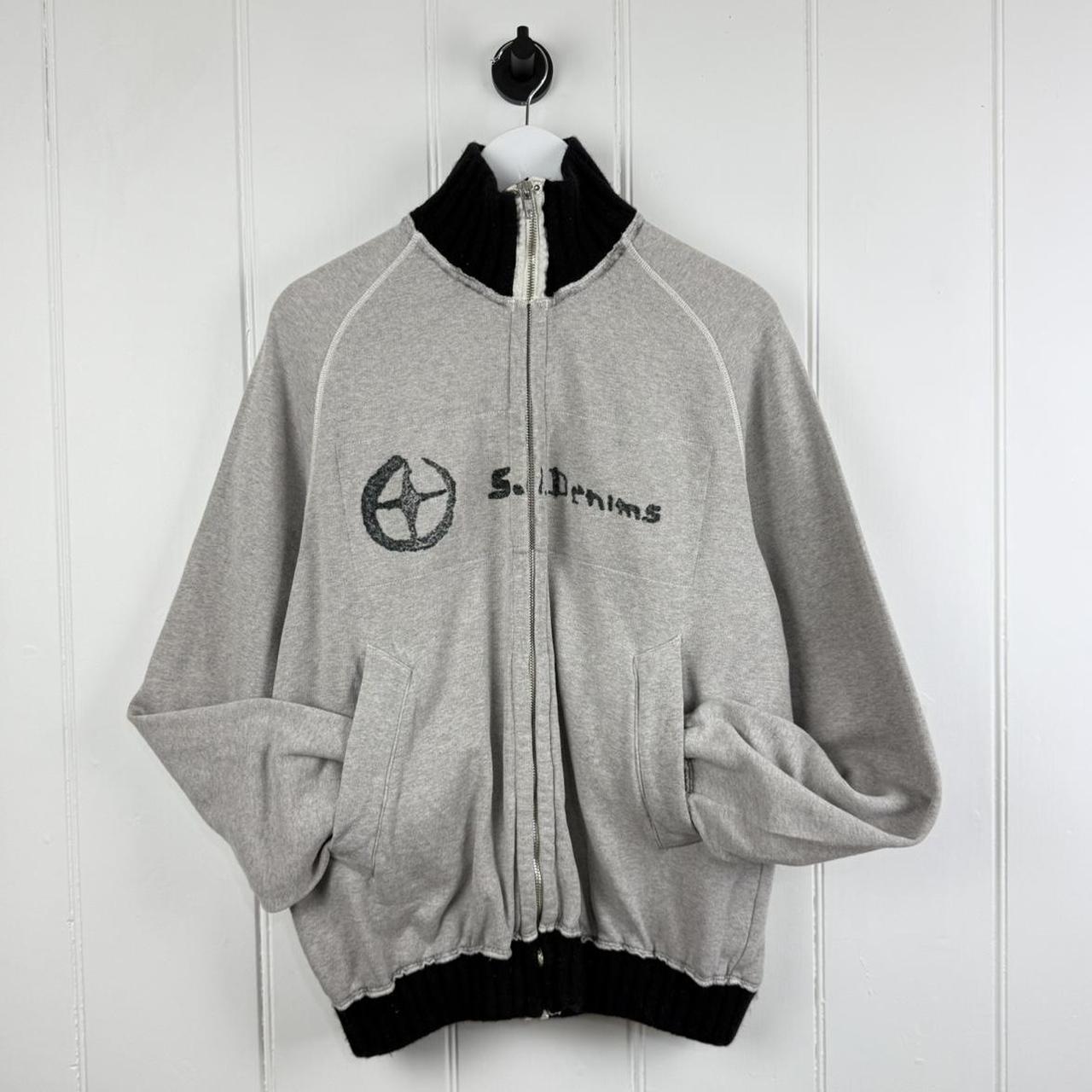 00s Stone Island Denims Knit Zip Jumper (L/XL)