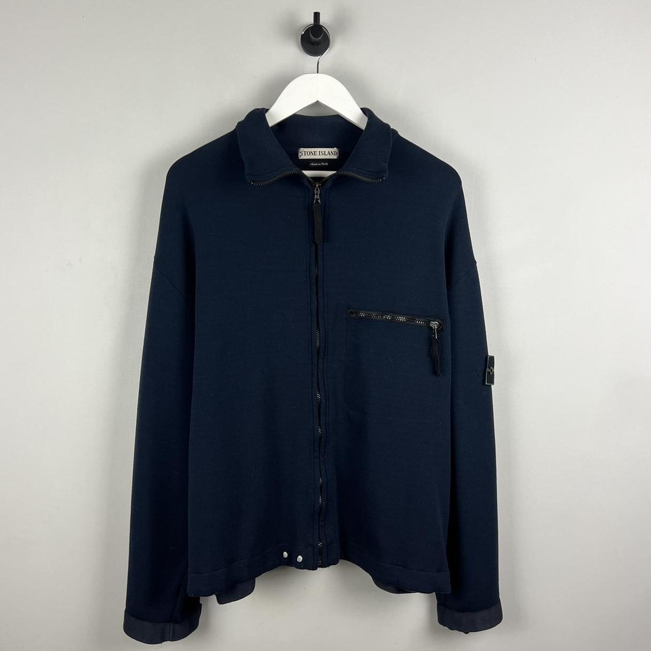 90’s Stone Island Zip Up Jumper (L)