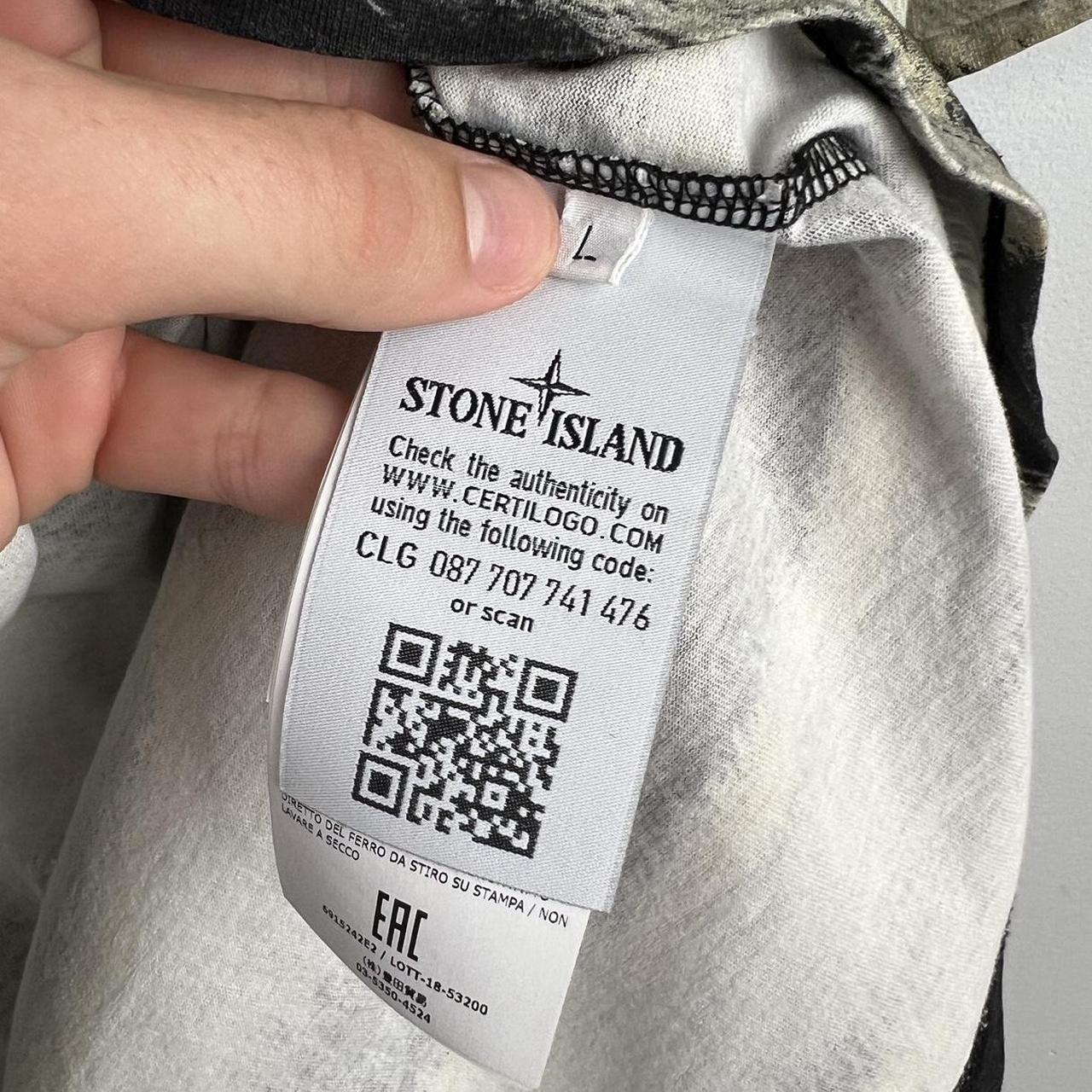 Stone Island Zebra Logo T-shirt (L)