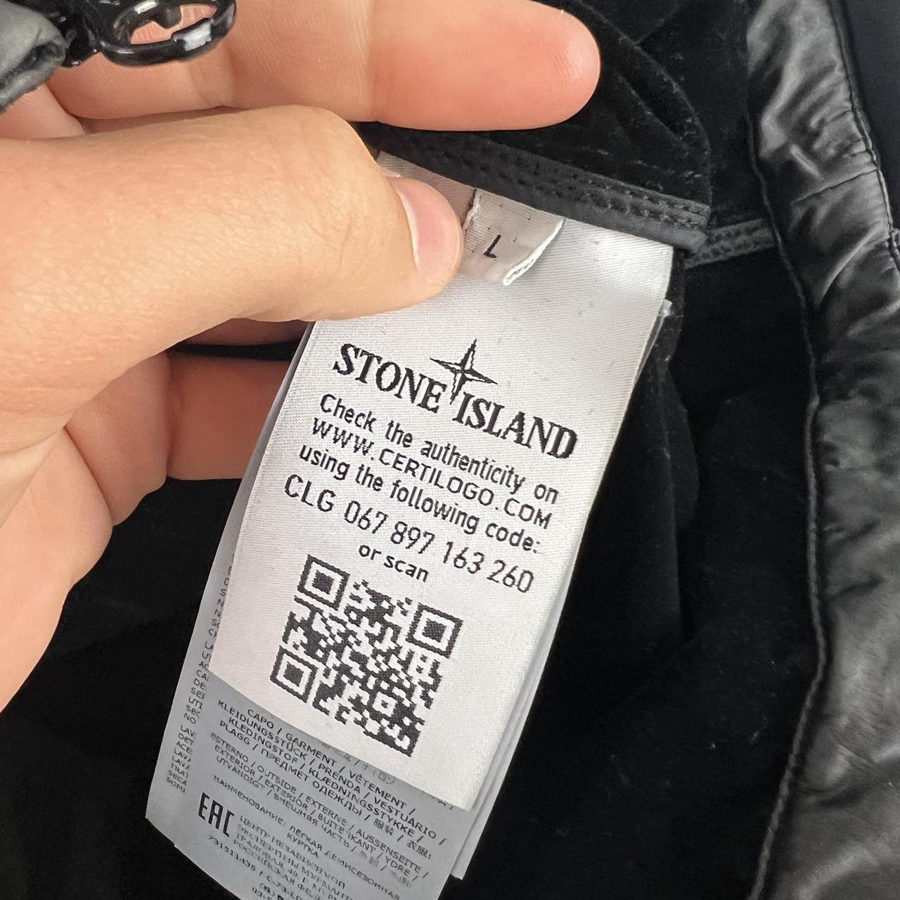 Stone Island Zip Up Over Shirt (L)