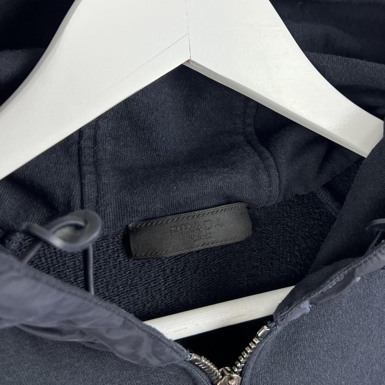 Prada Sport Logo Zip Hoodie (L)