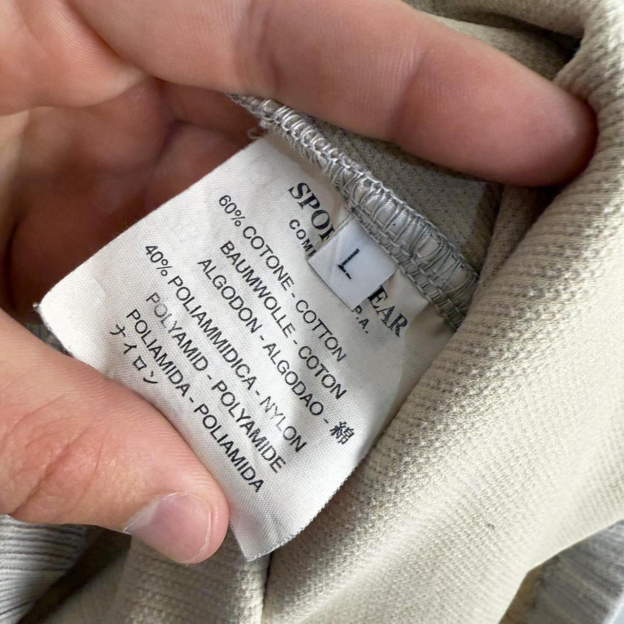 Early 00s Stone Island Ribbed Cotton Jumper (L)