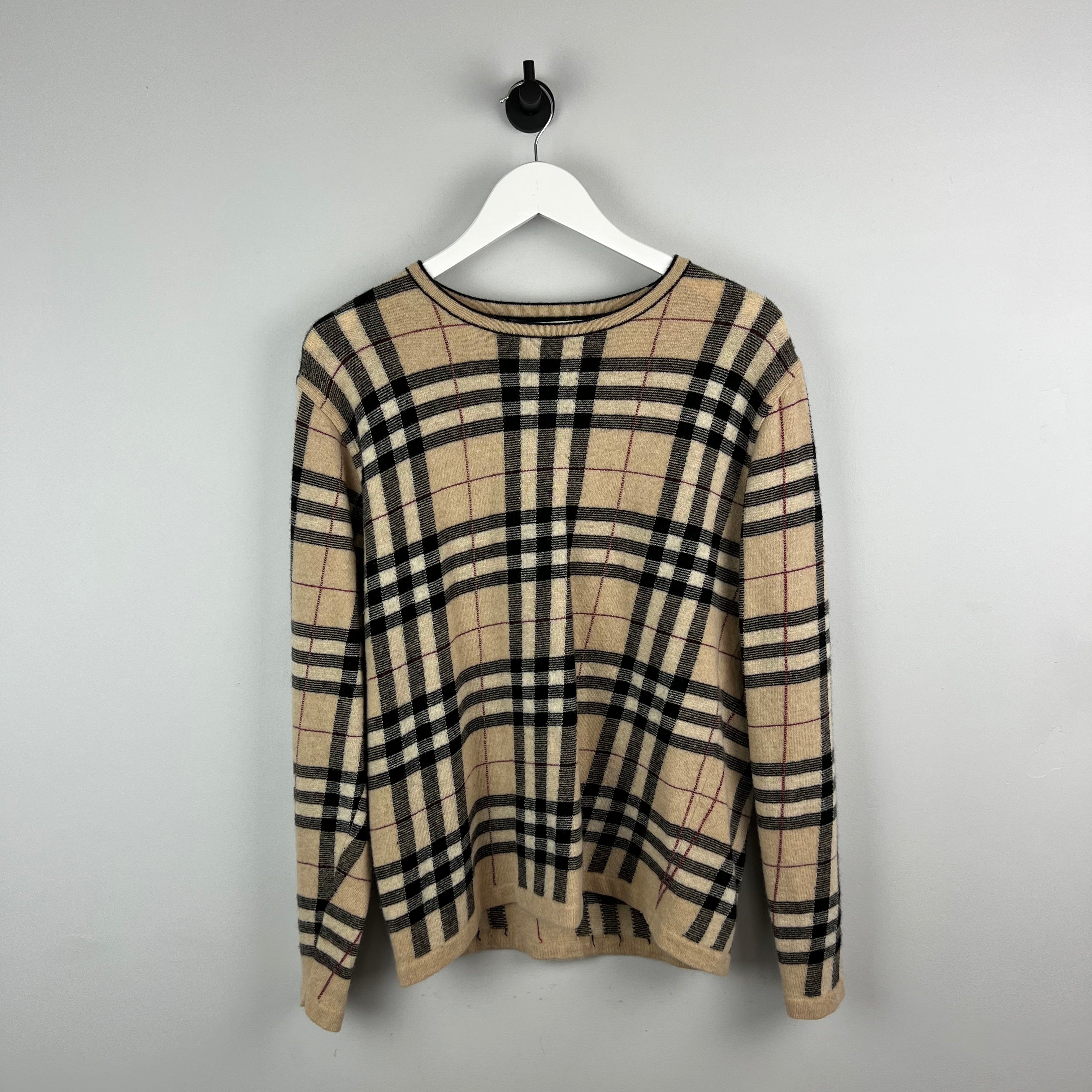 Burberry clearance check jumper