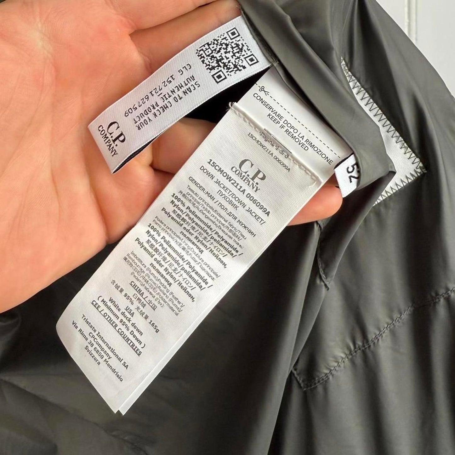 C.P. Company D.D. Shell Down Jacket (L/XL)