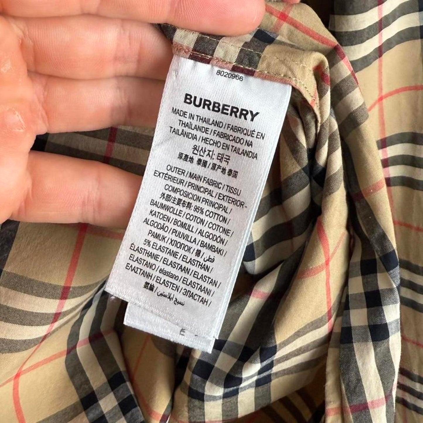 Burberry Check Shirt (L)