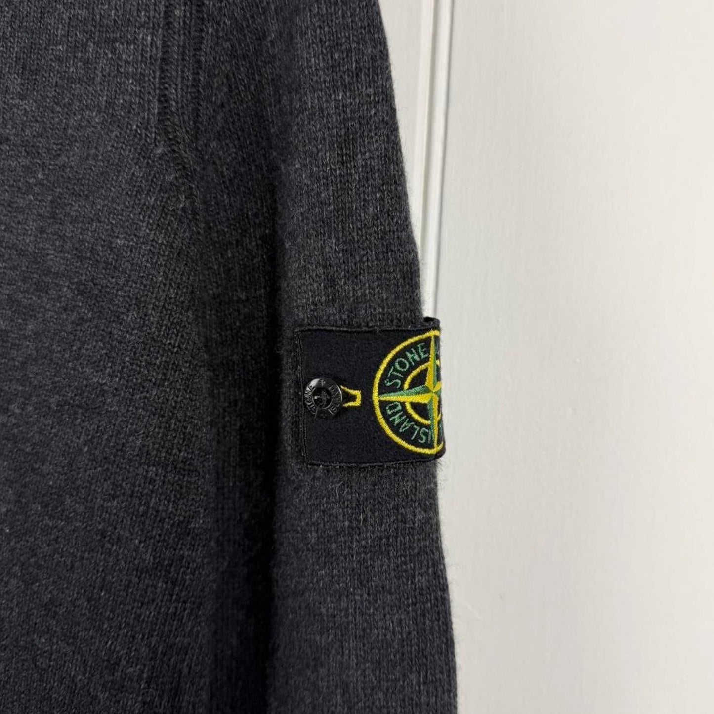 Stone Island Wool Knit Half-Button Jumper (M)
