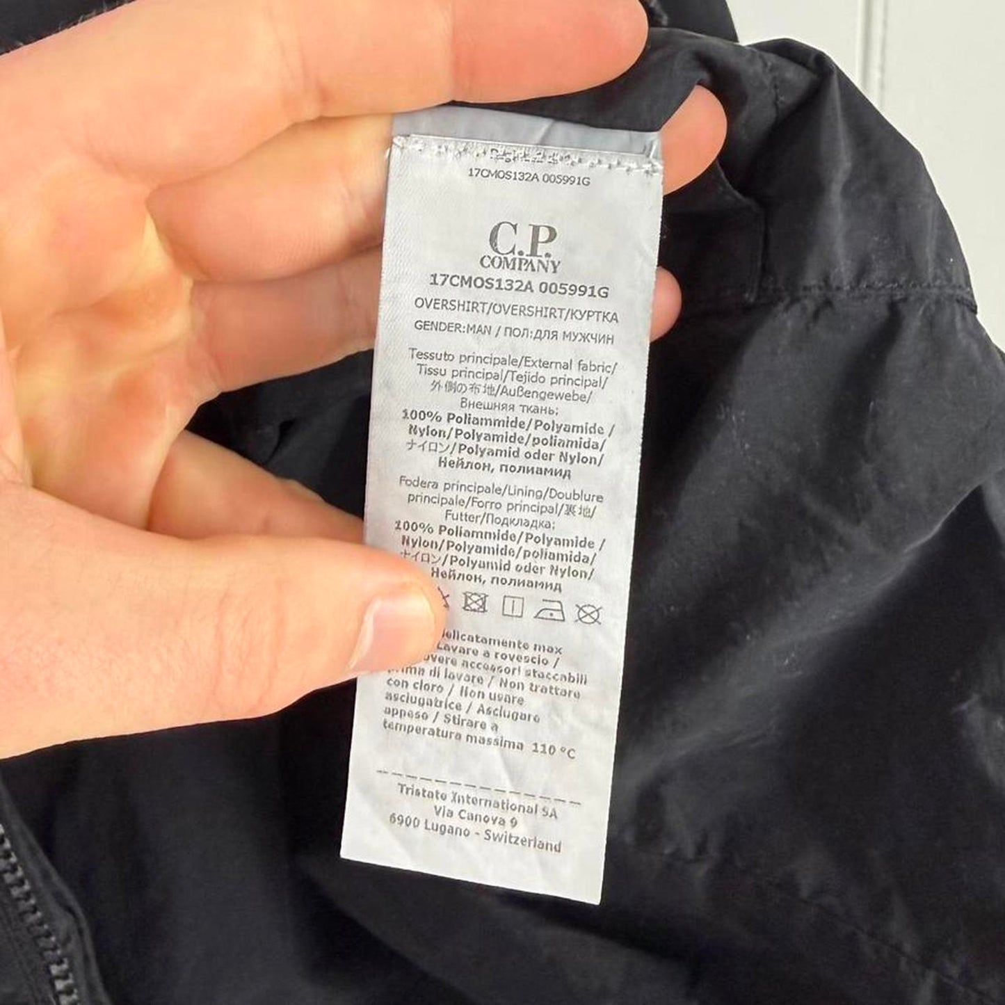 C.P. Company Flatt Nylon Full Zip Jacket (XXL)